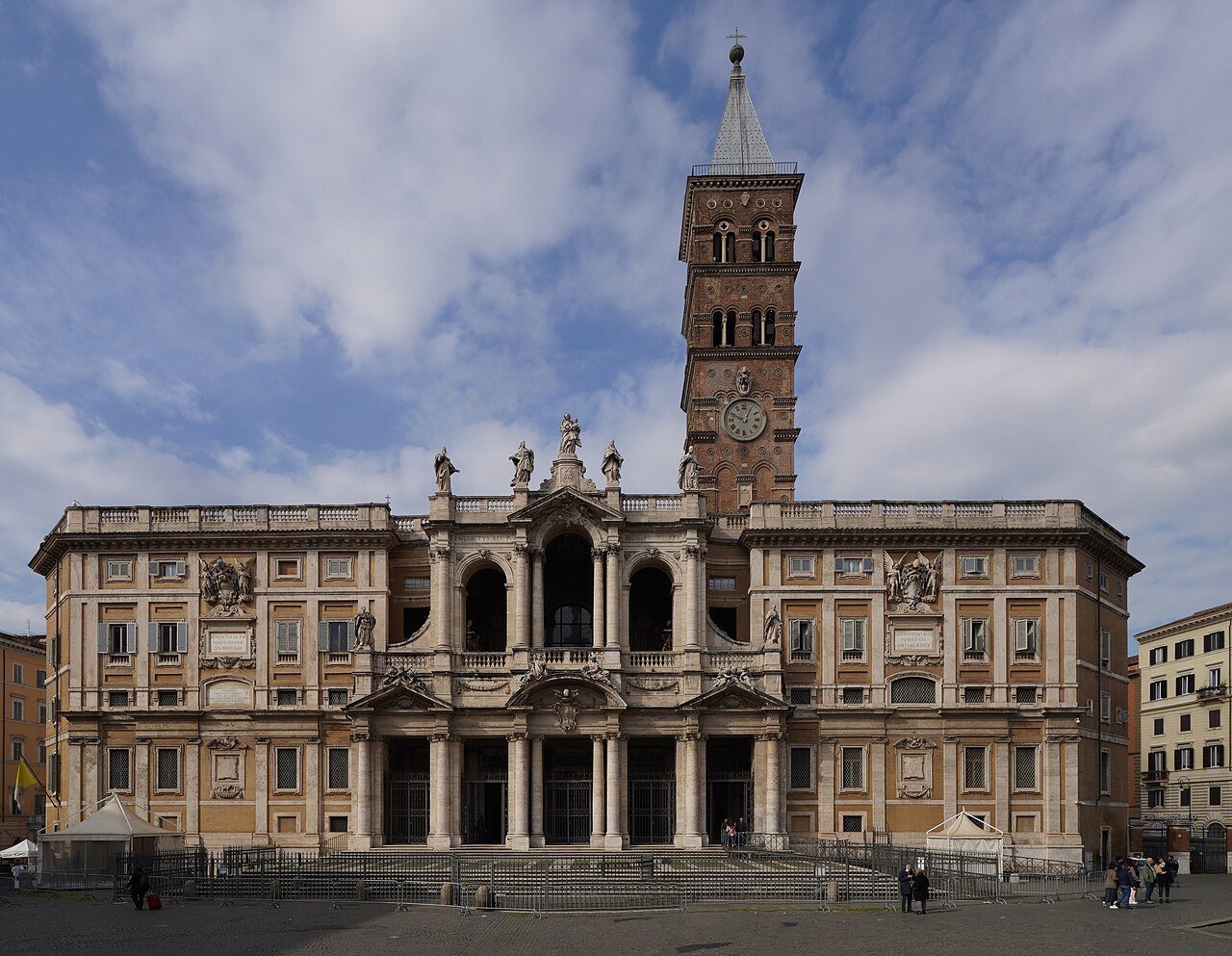 Facade of the Basilica of Saint Mary Major